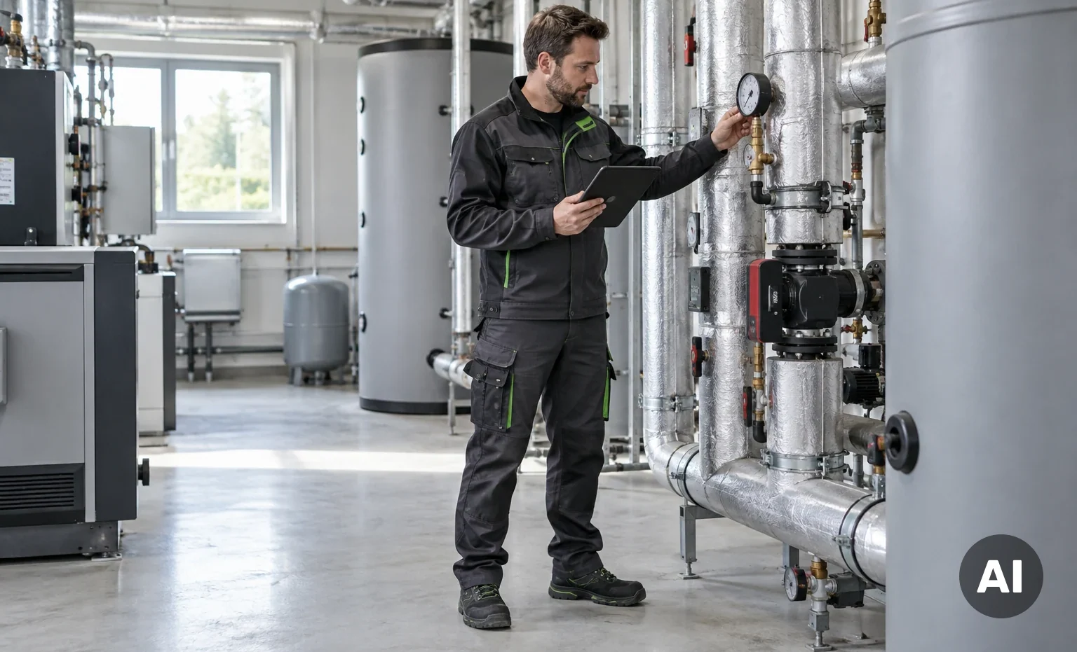 Haustechnik – KI-generiertes Bild