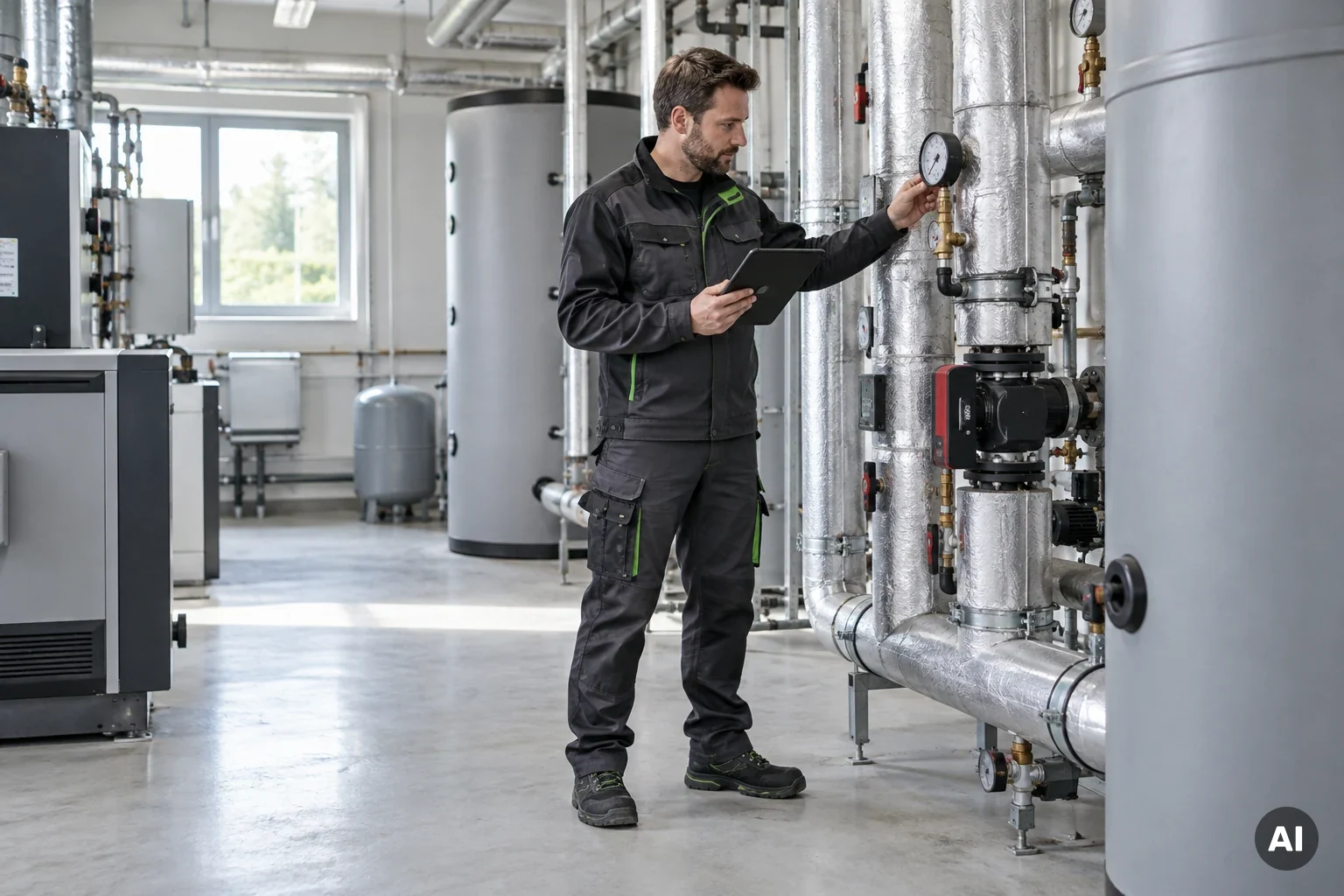 Haustechnik – KI-generiertes Bild